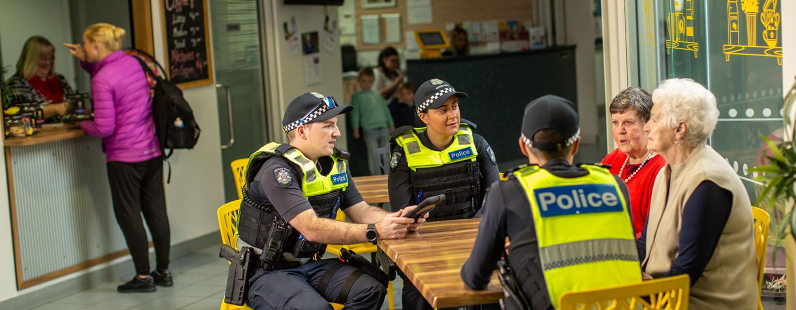 Victoria Police speaking with Older Victorians