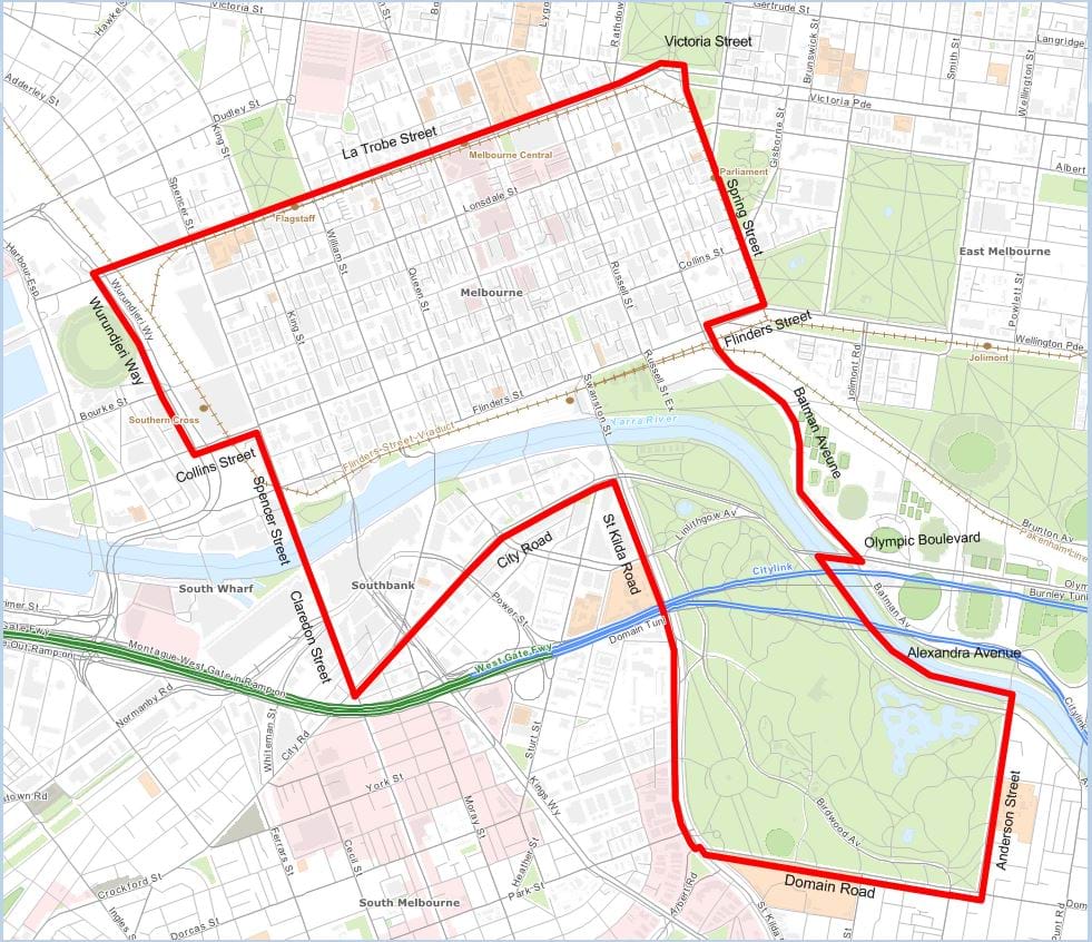 Designated area for Moomba operation 2020