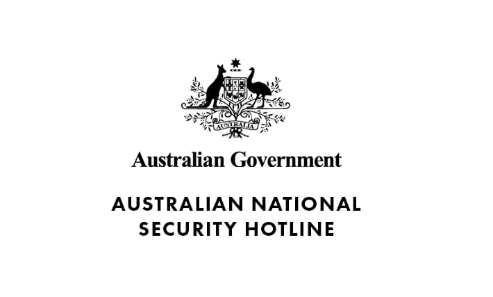 National security hotline logo