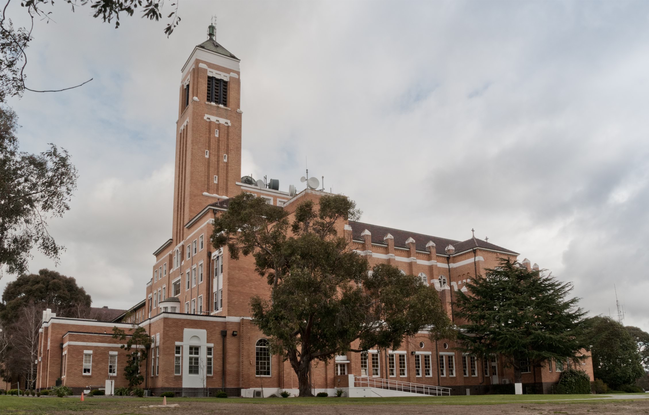 The exterior of the Victoria Police Academy. 