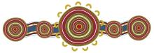 An Aboriginal design representing the relationship and partnership that the PALOs have with their ACLO counterparts.